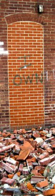 I OWN BRICK DOORWAY